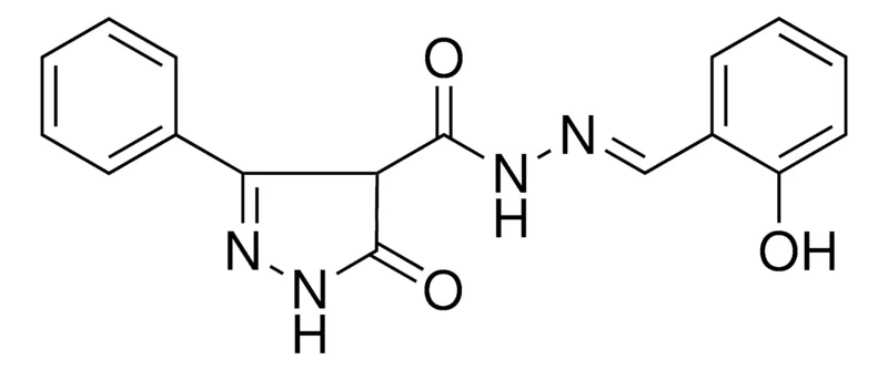 Sigma-Aldrich 5-OXO-3-PH-4,5-DIHYDRO-1H-PYRAZOLE-4-CARBOXYLIC ACID (2-HO-BENZYLIDENE)HYDRAZIDE,AldrichCPR