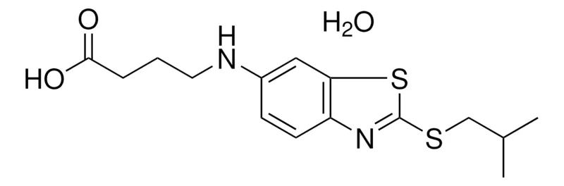 Sigma-Aldrich 4-(2-ISOBUTYLSULFANYL-BENZOTHIAZOL-6-YLAMINO)-BUTYRIC ACID, HYDRATE,AldrichCPR
