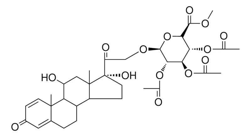 Sigma-Aldrich 11,17-DI-HO-3,20-DIOXOPREGNA-1,4-DIEN-21-YL-B-D-GLUCURONIDE TRIACETATE ME ESTER,AldrichCPR