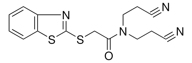 Sigma-Aldrich 2-(1,3-BENZOTHIAZOL-2-YLTHIO)-N,N-BIS(2-CYANOETHYL)ACETAMIDE,AldrichCPR