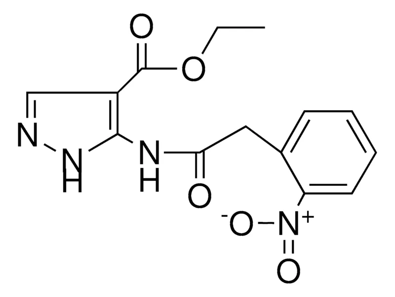 Sigma-Aldrich 5-(2-(2-NITRO-PHENYL)-ACETYLAMINO)-1H-PYRAZOLE-4-CARBOXYLIC ACID ETHYL ESTER,AldrichCPR