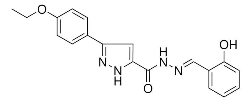Sigma-Aldrich 5-(4-ETHOXY-PH)-2H-PYRAZOLE-3-CARBOXYLIC ACID (2-HYDROXY-BENZYLIDENE)-HYDRAZIDE,AldrichCPR