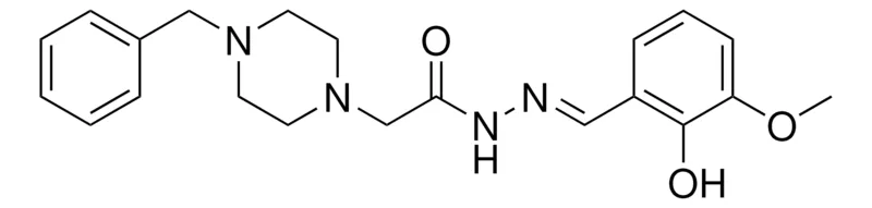 Sigma-Aldrich 2-(4-BENZYL-1-PIPERAZINYL)-N'-(2-HYDROXY-3-METHOXYBENZYLIDENE)ACETOHYDRAZIDE,AldrichCPR