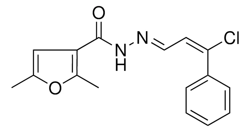 Sigma-Aldrich 2,5-DIMETHYL-FURAN-3-CARBOXYLIC ACID (3-CHLORO-3-PHENYL-ALLYLIDENE)-HYDRAZIDE，AldrichCPR