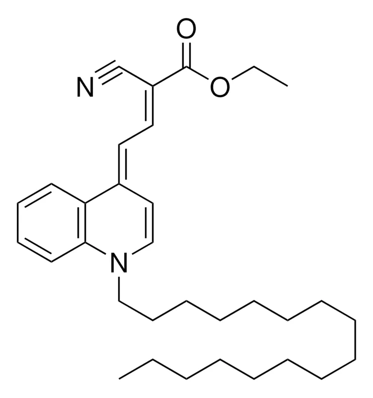 Sigma-Aldrich 2-CYANO-4-(1-HEXADECYL-1H-QUINOLIN-4-YLIDENE)-BUT-2-ENOIC ACID ETHYL ESTER,AldrichCPR