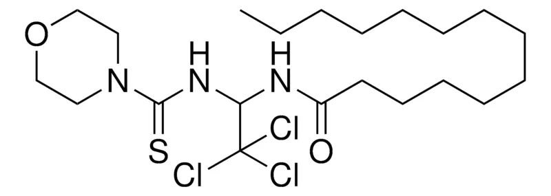 Sigma-Aldrich TETRADECANOIC ACID (2,2,2-TRI-CL-1-((MORPHOLINE-4-CARBOTHIOYL)-AMINO)-ET)-AMIDE,AldrichCPR