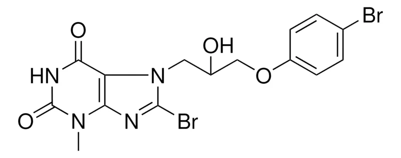 Sigma-Aldrich 8-BR-7-(3-(4-BR-PHENOXY)-2-HYDROXY-PROPYL)-3-METHYL-3,7-DIHYDRO-PURINE-2,6-DIONE,AldrichCPR