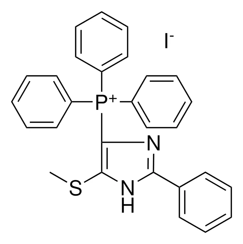 Sigma-Aldrich (5-METHYLSULFANYL-2-PHENYL-1H-IMIDAZOL-4-YL)-TRIPHENYL-PHOSPHONIUM, IODIDE，AldrichCPR