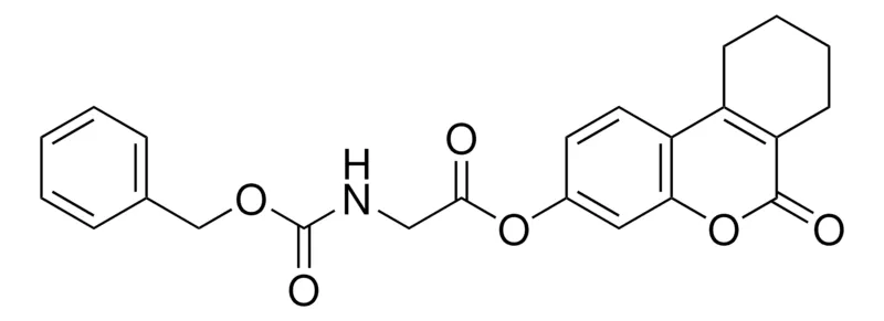 Sigma-Aldrich 6-OXO-7,8,9,10-TETRAHYDRO-6H-BENZO[C]CHROMEN-3-YL {[(BENZYLOXY)CARBONYL]AMINO}ACETATE，AldrichCPR