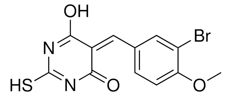 Sigma-Aldrich 5-(3-BROMO-4-METHOXY-BENZYLIDENE)-6-HYDROXY-2-MERCAPTO-5H-PYRIMIDIN-4-ONE,AldrichCPR