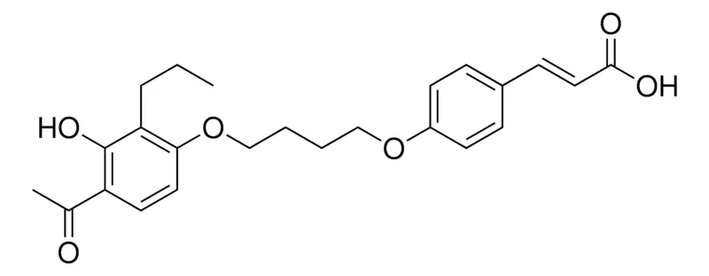 Sigma-Aldrich 3-(4-(4-(4-ACETYL-3-HYDROXY-2-PROPYLPHENOXY)BUTOXY)PHENYL)ACRYLIC ACID,AldrichCPR