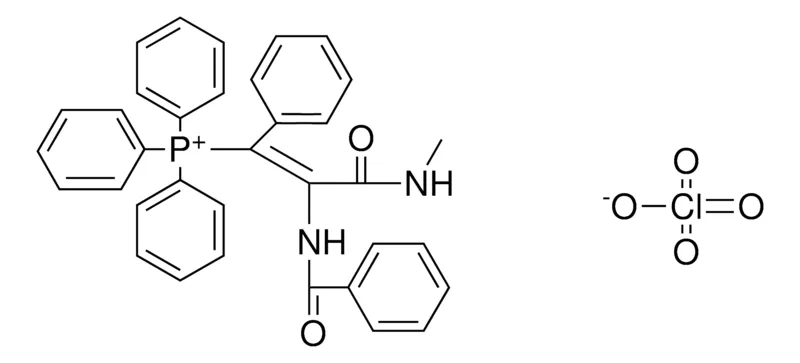 Sigma-Aldrich (2-BENZOYLAMINO-2-METHYLCARBAMOYL-1-PH-VINYL)-TRIPHENYL-PHOSPHONIUM, PERCHLORATE,AldrichCPR