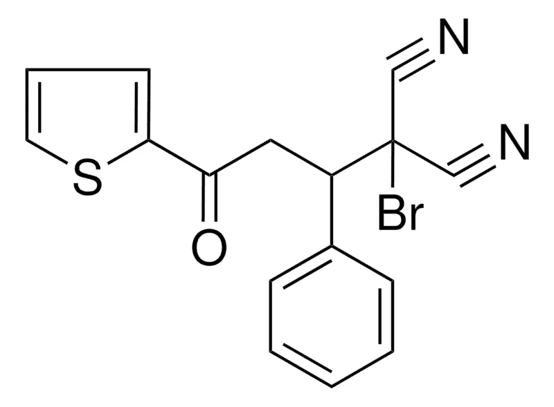 Sigma-Aldrich 2-BROMO-2-(3-OXO-1-PHENYL-3-THIOPHEN-2-YL-PROPYL)-MALONONITRILE，AldrichCPR