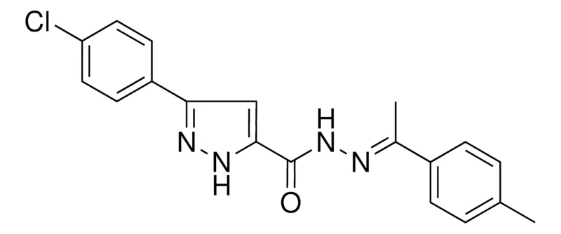 Sigma-Aldrich 5-(4-CL-PHENYL)-2H-PYRAZOLE-3-CARBOXYLIC ACID (1-P-TOLYL-ETHYLIDENE)-HYDRAZIDE,AldrichCPR