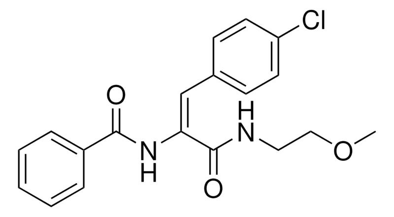 Sigma-Aldrich N-(2-(4-CHLORO-PHENYL)-1-(2-METHOXY-ETHYLCARBAMOYL)-VINYL)-BENZAMIDE,AldrichCPR