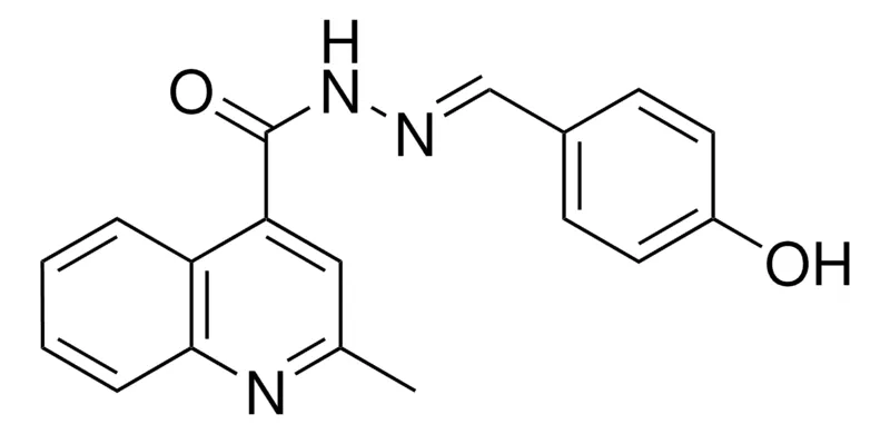 Sigma-Aldrich 2-METHYL-QUINOLINE-4-CARBOXYLIC ACID (4-HYDROXY-BENZYLIDENE)-HYDRAZIDE,AldrichCPR