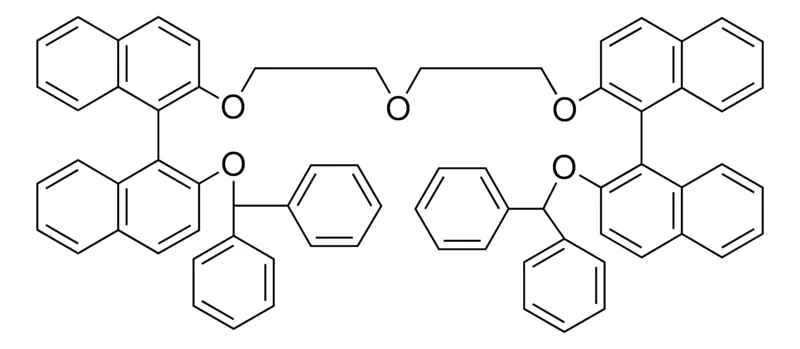 Sigma-Aldrich 2',2''-(2,2'-OXYBIS(ETHANE-2,1-DIYL)BIS(OXY))BIS(2-(BENZHYDRYLOXY)-1,1'-BINAPHTHYL),AldrichCPR