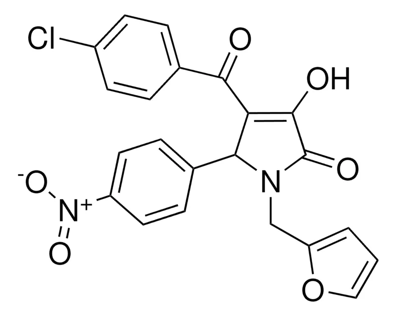 Sigma-Aldrich 4-(4-CHLOROBENZOYL)-1-(2-FURYLMETHYL)-3-HYDROXY-5-(4-NITROPHENYL)-1,5-DIHYDRO-2H-PYRROL-2-ONE,AldrichCPR