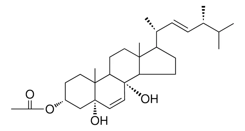 Sigma-Aldrich (22E)-5,8-DIHYDROXY-5-ALPHA,8-ALPHA-ERGOSTA-6,22-DIEN-3-BETA-YL ACETATE,AldrichCPR