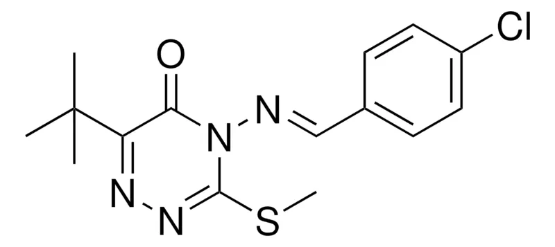 Sigma-Aldrich 6-TERT-BU-4-((4-CL-BENZYLIDENE)-AMINO)-3-METHYLSULFANYL-4H-(1,2,4)TRIAZIN-5-ONE,AldrichCPR