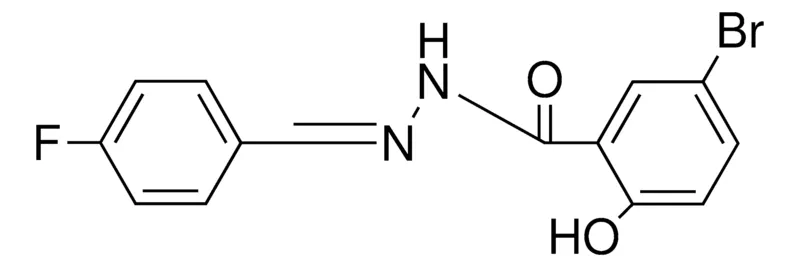 Sigma-Aldrich 5-BROMO-2-HYDROXY-BENZOIC ACID (4-FLUORO-BENZYLIDENE)-HYDRAZIDE,AldrichCPR