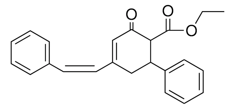 Sigma-Aldrich 2-OXO-6-PHENYL-4-STYRYL-CYCLOHEX-3-ENECARBOXYLIC ACID ETHYL ESTER,AldrichCPR