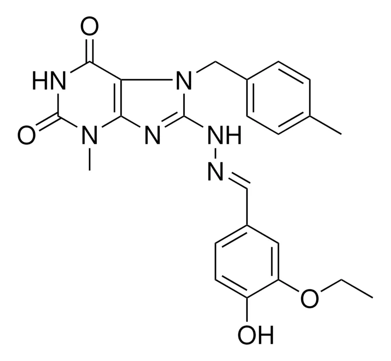 Sigma-Aldrich 3-ETHOXY-4-HYDROXYBENZALDEHYDE [3-METHYL-7-(4-METHYLBENZYL)-2,6-DIOXO-2,3,6,7-TETRAHYDRO-1H-PURIN-8-YL]HYDRAZONE，AldrichCPR