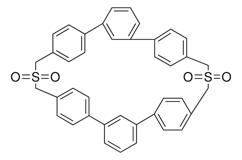 Sigma-Aldrich 12,28-DITHIAHEPTACYCLO[28.2.2.2(7,10).2(14,17).2(23,26).1(2,6).1(18,22)]DOTETRACONTA-1(32),2(42),3,5,7,9,14,16,18(37),19,21,23,25,30,33,35,38,40-OCTADECAENE 12,12,28,28-TETRAOXIDE，AldrichCPR