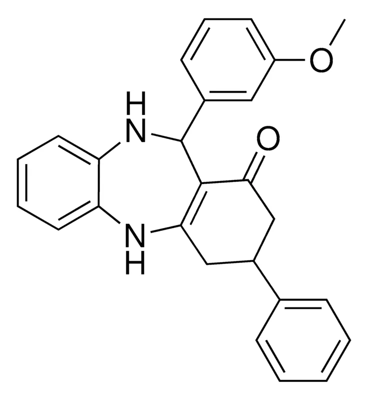 Sigma-Aldrich 11-(3-MEO-PH)-3-PHENYL-2,3,4,5,10,11-HEXAHYDRO-DIBENZO(B,E)(1,4)DIAZEPIN-1-ONE,AldrichCPR