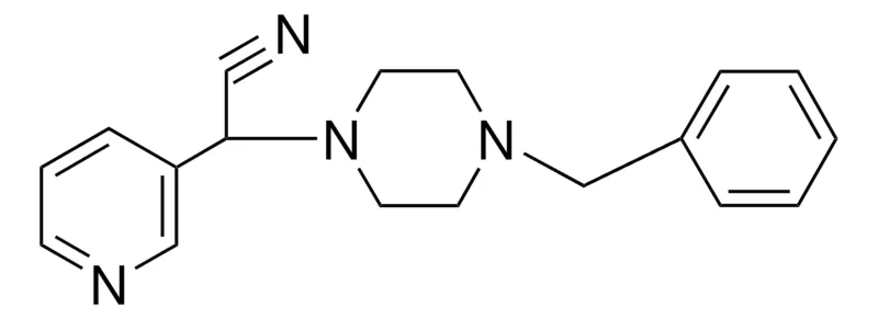 Sigma-Aldrich 4-BENZYL-ALPHA-(3-PYRIDYL)-1-PIPERAZINEACETONITRILE,AldrichCPR