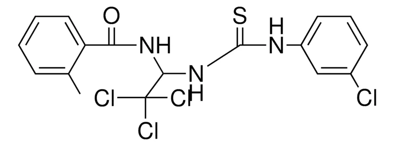 Sigma-Aldrich 2-METHYL-N-(2,2,2-TRICHLORO-1-(3-(3-CHLORO-PHENYL)-THIOUREIDO)-ETHYL)-BENZAMIDE,AldrichCPR