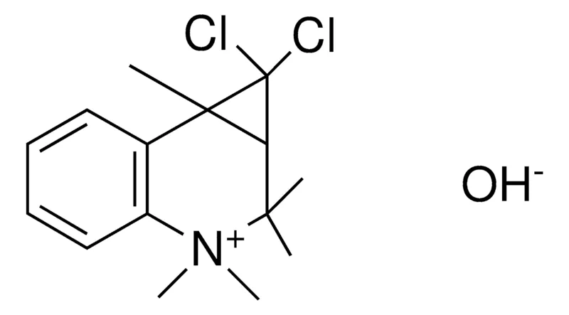 Sigma-Aldrich 1,1-DICHLORO-2,2,3,3,7B-PENTAMETHYL-AZONIA-CYCLOPROPA(A)NAPHTHALENE, HYDROXIDE,AldrichCPR