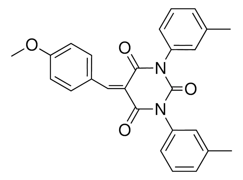 Sigma-Aldrich 5-(4-METHOXY-BENZYLIDENE)-1,3-DI-M-TOLYL-PYRIMIDINE-2,4,6-TRIONE，AldrichCPR