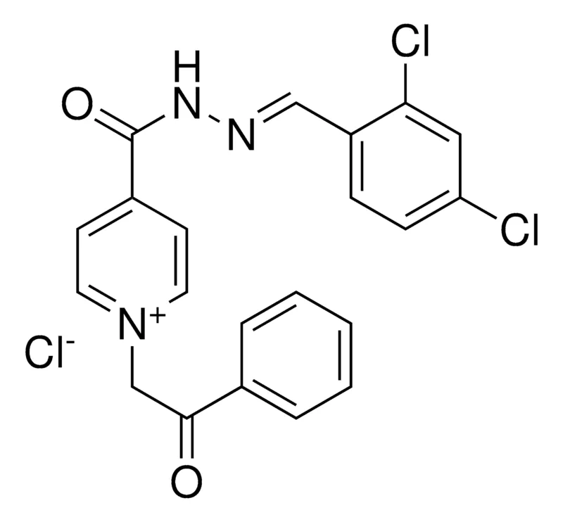 Sigma-Aldrich 4-(2,4-DICHLORO-BENZYLIDENE-HYDRAZINOCARBONYL)-1-(2-OXO-2-PH-ET)-PYRIDINIUM, CL,AldrichCPR