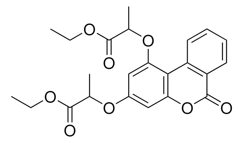 Sigma-Aldrich ETHYL 2-{[1-(2-ETHOXY-1-METHYL-2-OXOETHOXY)-6-OXO-6H-BENZO[C]CHROMEN-3-YL]OXY}PROPANOATE，AldrichCPR
