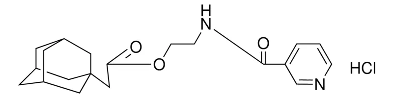 Sigma-Aldrich ADAMANTAN-1-YL-ACETIC ACID 2-((PYRIDINE-3-CARBONYL)-AMINO)-ET ESTER, HCL，AldrichCPR