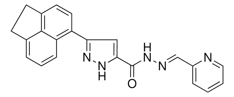Sigma-Aldrich 5-ACENAPHTHEN-5-YL-2H-PYRAZOLE-3-CARBOXYLIC ACID PYRIDIN-2-YLMETHYLENE-HYDRAZIDE,AldrichCPR