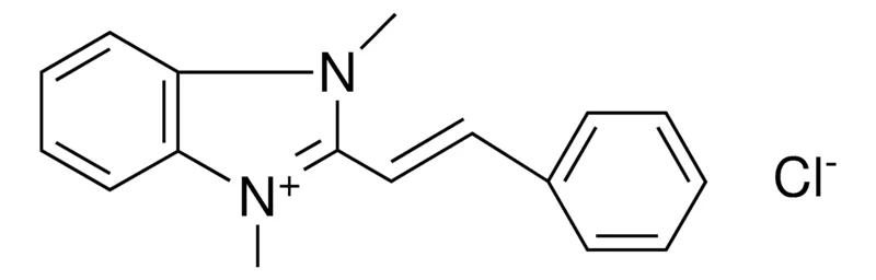 Sigma-Aldrich 1,3-DIMETHYL-2-STYRYL-3H-BENZOIMIDAZOL-1-IUM, CHLORIDE,AldrichCPR