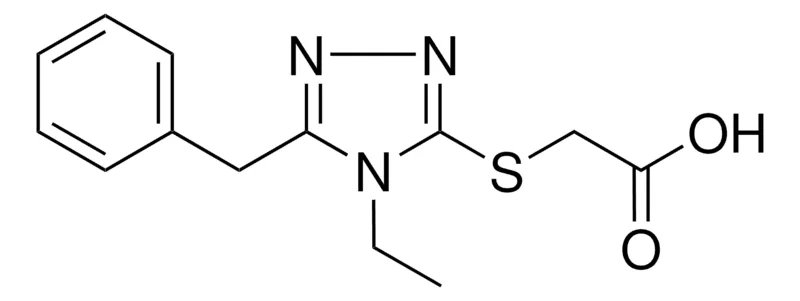 Sigma-Aldrich (5-BENZYL-4-ETHYL-4H-(1,2,4)TRIAZOL-3-YLSULFANYL)-ACETIC ACID,AldrichCPR