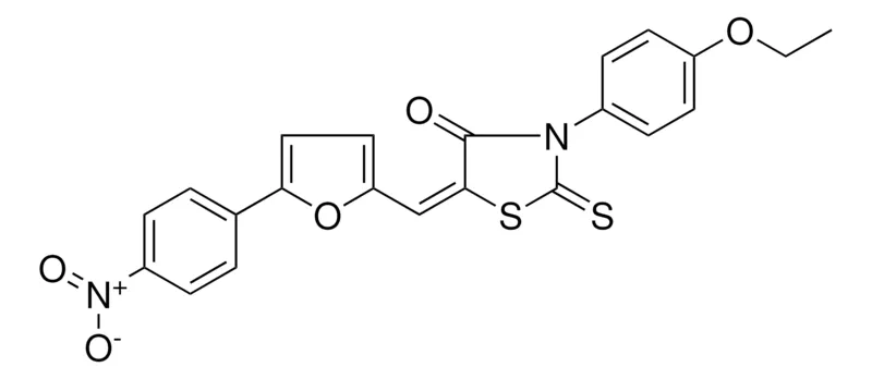 Sigma-Aldrich 3-(4-ETHOXY-PH)-5-(5-(4-NITRO-PH)-FURAN-2-YLMETHYLENE)2-THIOXO-THIAZOLIDIN-4-ONE,AldrichCPR