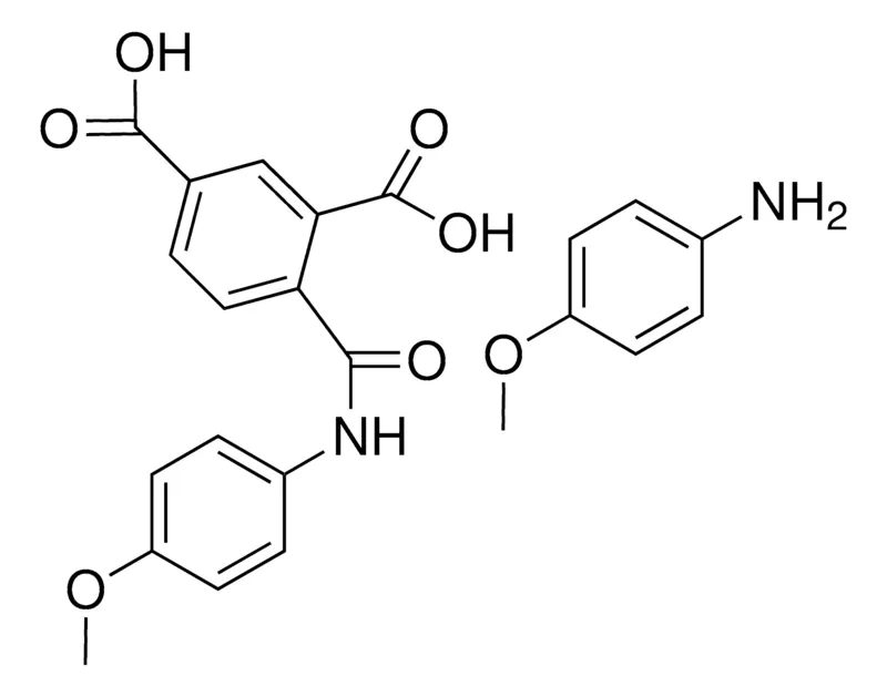 Sigma-Aldrich 4-(N-(4-METHOXYPHENYL)CARBAMOYL)ISOPHTHALIC ACID, 4-METHOXYANILINE SALT,AldrichCPR