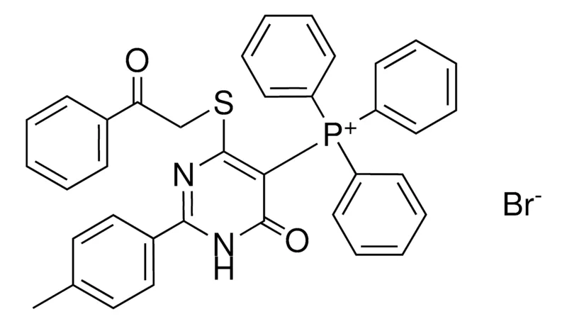Sigma-Aldrich (6-OXO-4-(2-OXO-2-PH-ET-SULFANYL)-2-P-TOLYL-PYRIMIDIN-YL)-TRI-PH-PHOSPHONIUM, BR,AldrichCPR