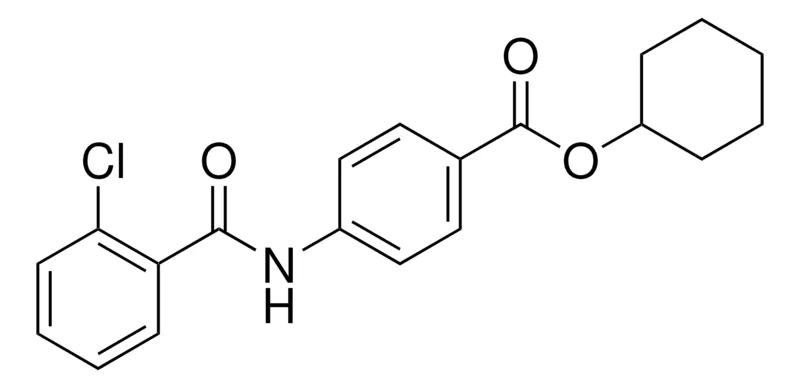 Sigma-Aldrich 4-(2-CHLORO-BENZOYLAMINO)-BENZOIC ACID CYCLOHEXYL ESTER,AldrichCPR