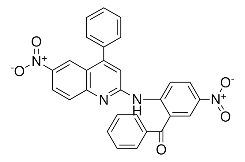 Sigma-Aldrich (5-NITRO-2-(6-NITRO-4-PHENYL-QUINOLIN-2-YLAMINO)-PHENYL)-PHENYL-METHANONE,AldrichCPR