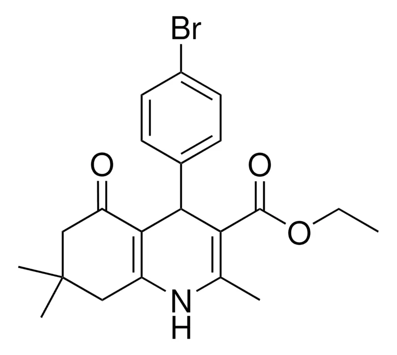 Sigma-Aldrich ETHYL 4-(4-BROMOPHENYL)-2,7,7-TRIMETHYL-5-OXO-1,4,5,6,7,8-HEXAHYDRO-3-QUINOLINECARBOXYLATE，AldrichCPR