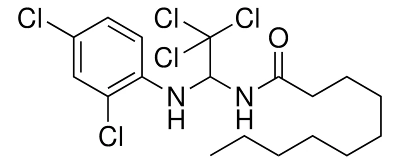 Sigma-Aldrich DECANOIC ACID (2,2,2-TRICHLORO-1-(2,4-DICHLORO-PHENYLAMINO)-ETHYL)-AMIDE,AldrichCPR