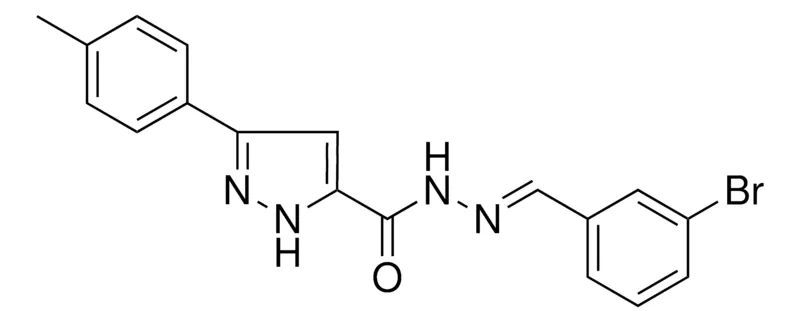 Sigma-Aldrich 5-P-TOLYL-2H-PYRAZOLE-3-CARBOXYLIC ACID (3-BROMO-BENZYLIDENE)-HYDRAZIDE,AldrichCPR