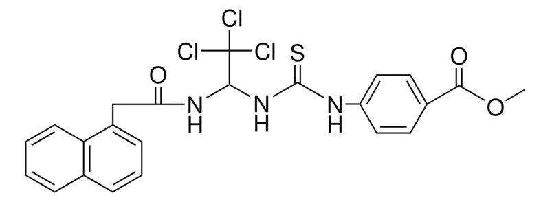Sigma-Aldrich 4-(3-(TRICHLORO-1-(NAPHTHALEN-YL-AC-AMINO)-ET)-THIOUREIDO)-BENZOIC ACID ME ESTER,AldrichCPR