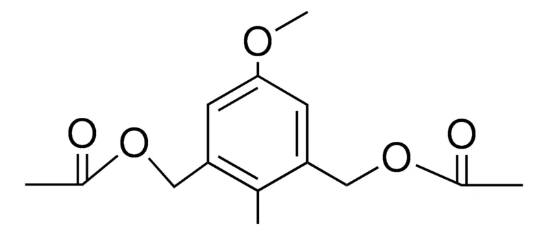 Sigma-Aldrich ACETIC ACID 3-ACETOXYMETHYL-5-METHOXY-2-METHYL-BENZYL ESTER,AldrichCPR