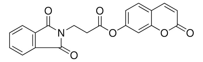 Sigma-Aldrich 3-(1,3-DIOXO-1,3-2H-ISOINDOL-2-YL)-PROPIONIC ACID 2-OXO-2H-CHROMEN-7-YL ESTER，AldrichCPR